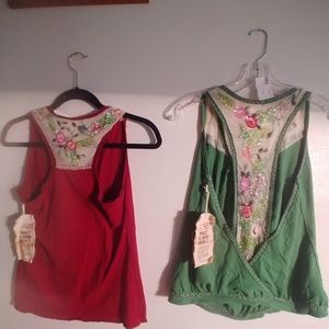 Anthropologie Project Alabama Green Ts